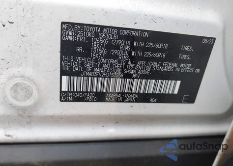 2023 Toyota Rav4 Prime Se from USA, damaged, VIN JTMAB3FV2PD157258